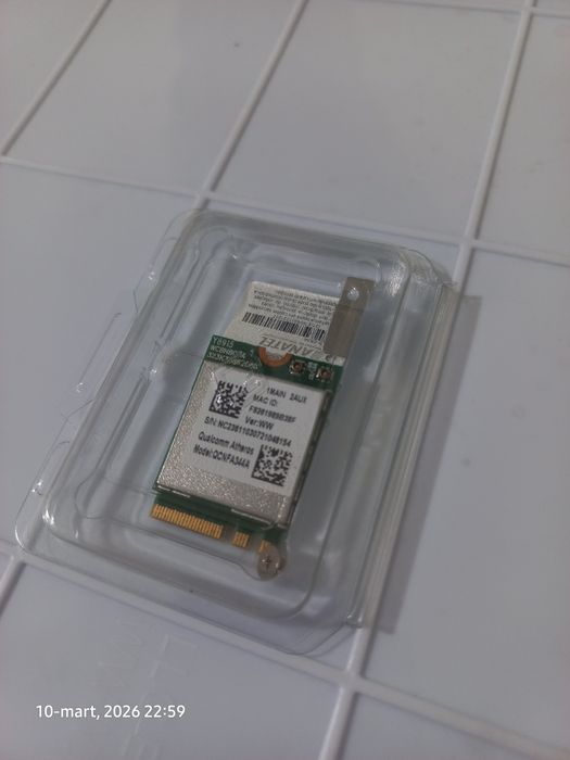 WIFI modul Qualcomm Atheros QCNFA344A 802.11ac 2.4G/5G, Bluetooth 4.1