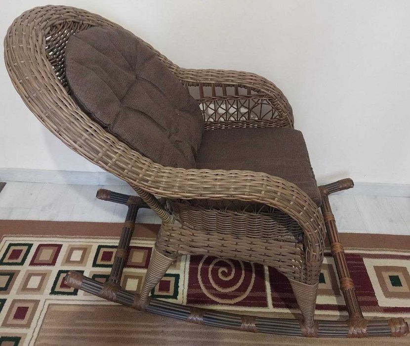 Кресло качалка металлический  положения: идеальная Идеал ҳолатда