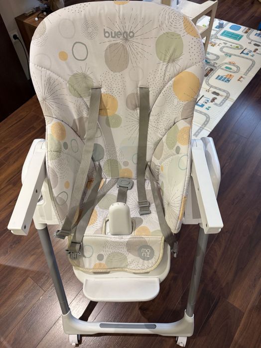 Столче за хранене Moni Bueno сив