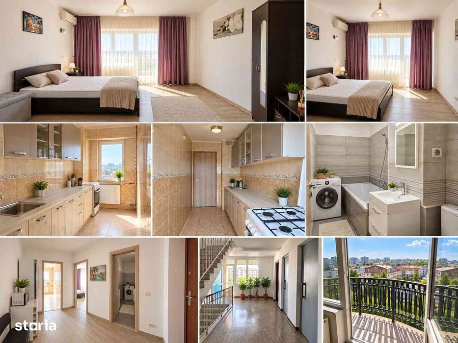 Garsonieră spațioasă 39,9 mp | Balcon | Etaj 7 | Vedere deschisă