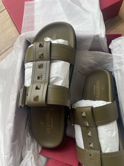 Papuci Valentino kaki 37