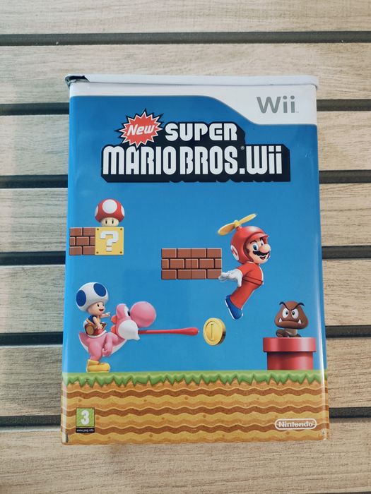 Joc Consola Wii NOU Sigilat New Super Mario Bros. Wii Coin Box Limited Edition