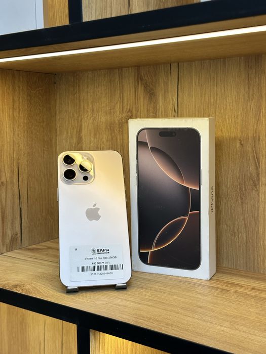 Айфон 16 про макс дезерт титан 98%