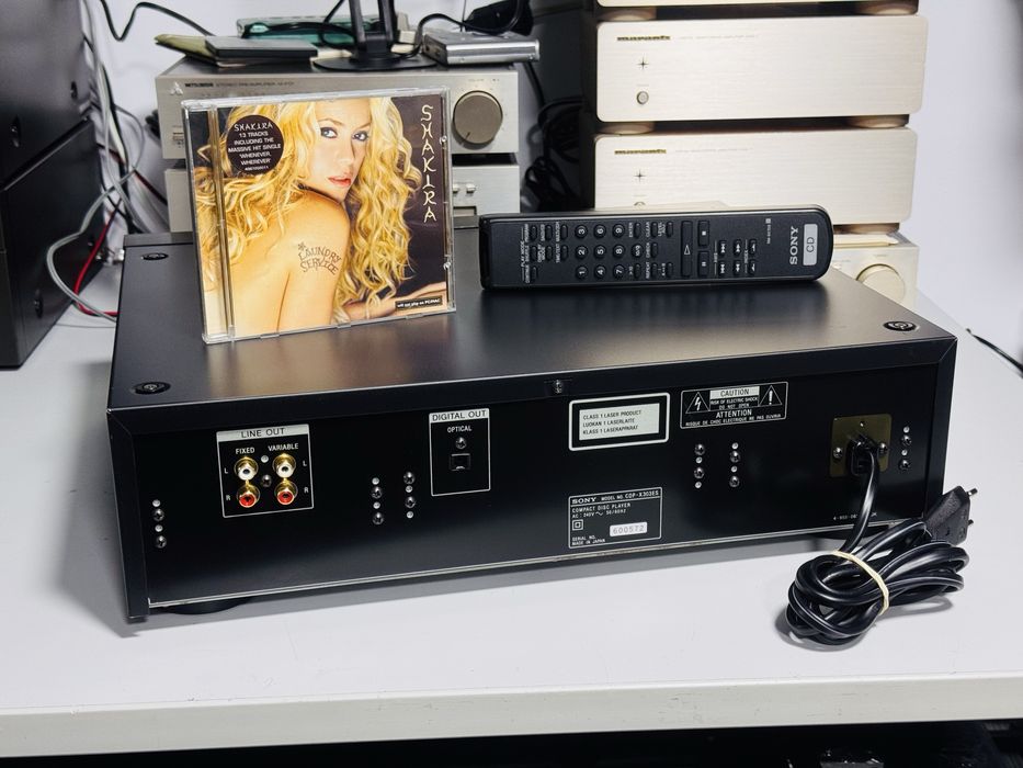 CD-player de fidelitate gama ES-SONY CDP-X303ES,telecomandă