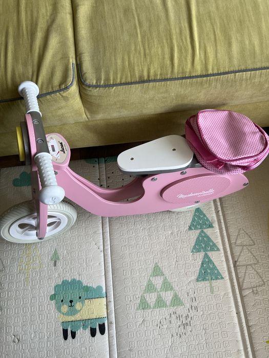 Детско дървено баланс колело