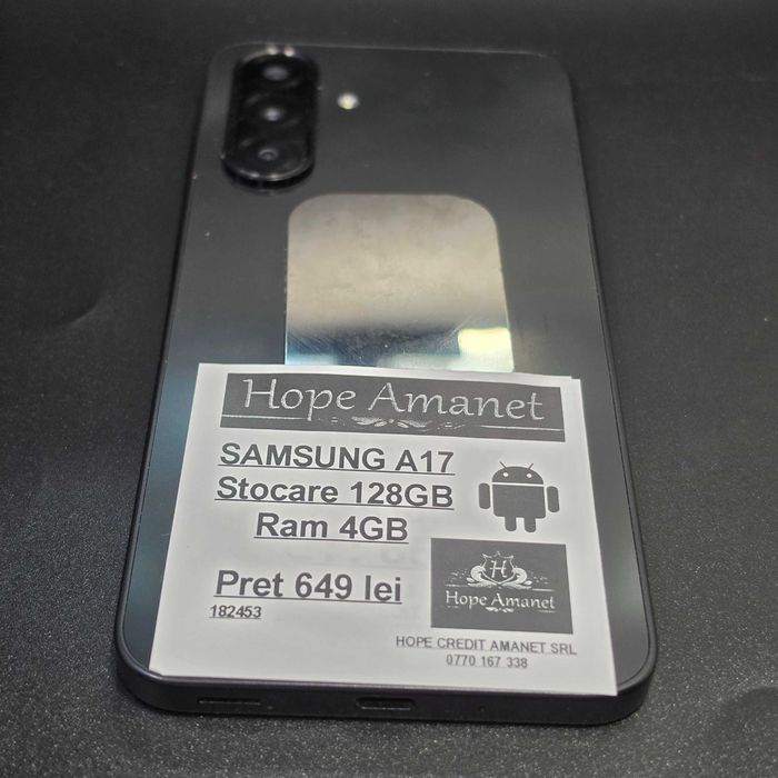 HOPE AMANET  P8 Samsung A17  128 gb 4 gb ram