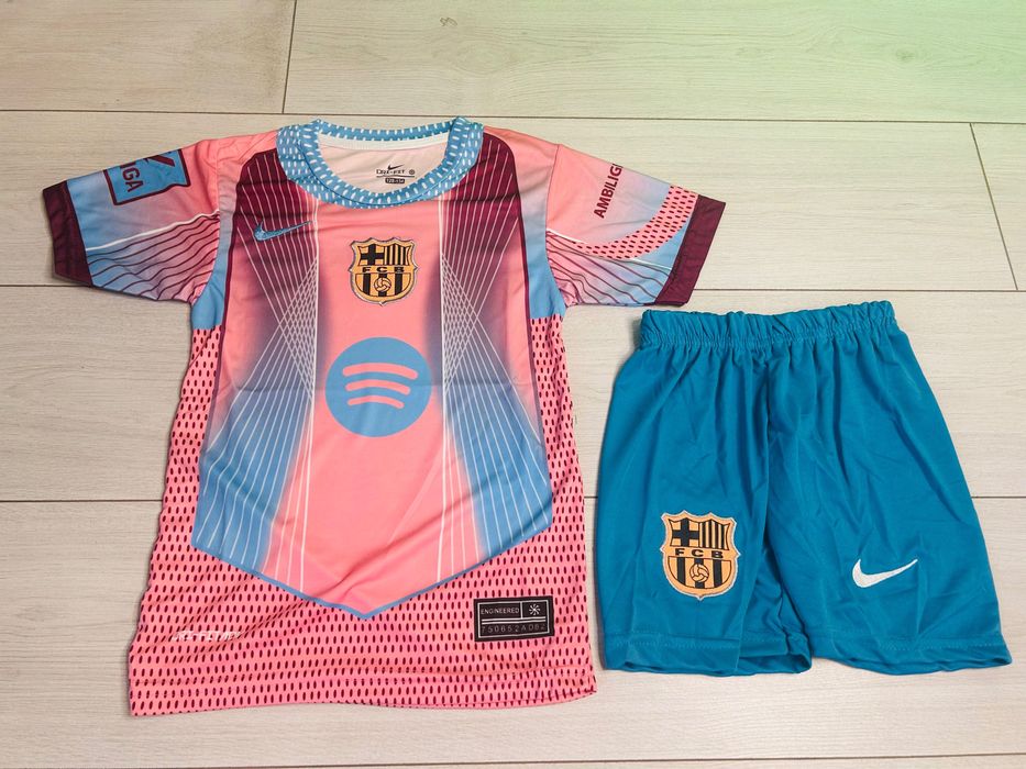 Compleu copii Barcelona Lamine yamal 10 second kit la liga 25/26