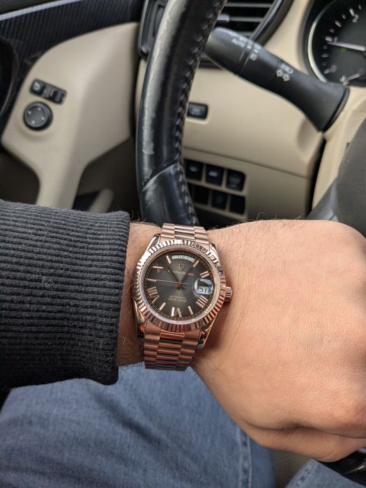 Pagani desing day date rose gold 36mm