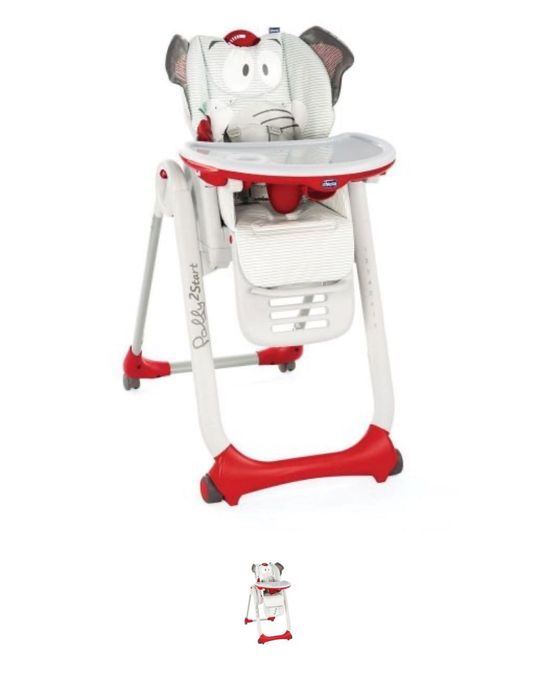 Детско столче за хранене Chicco POLLY 2 Start ELEPHANT