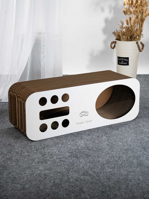 Когтеточка картонная 3 в 1 Home KinderCat, для кошек и котят