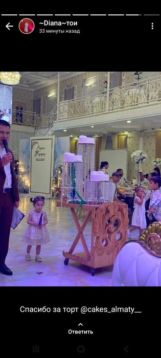 Свадебный торты Алматы