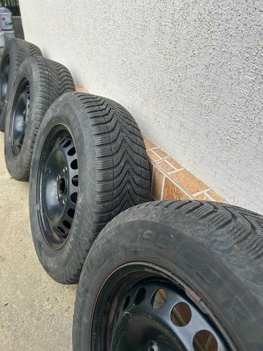 Genti+anvelope iarna Skoda Octavia 2