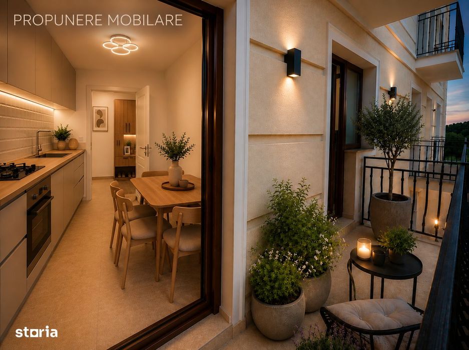 2 Camere | Mutare Imediată | Încălzire în Pardoseală | Parcare inclusa