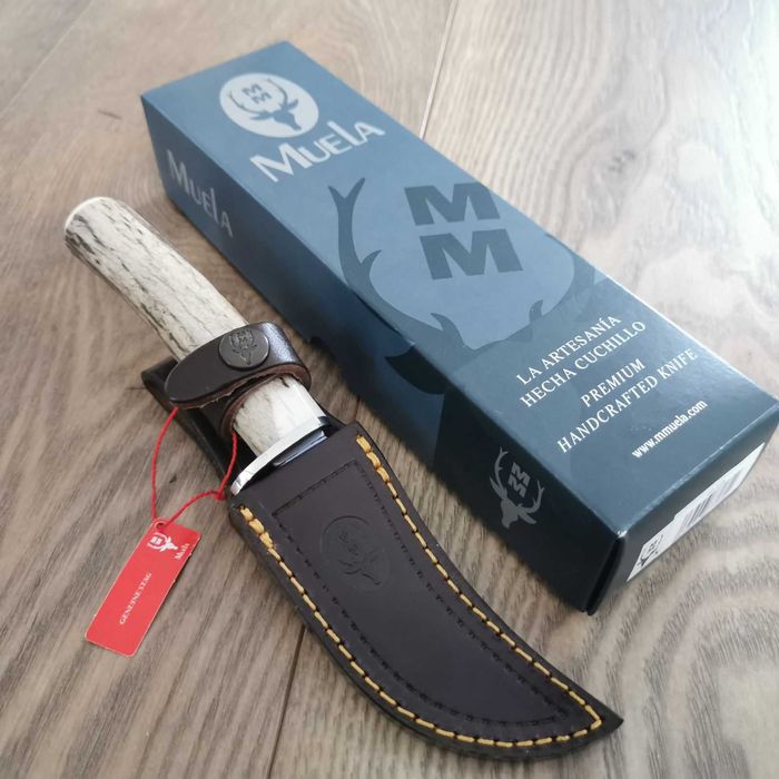 Ловен нож за дране Muela DP-10A с кожена кания