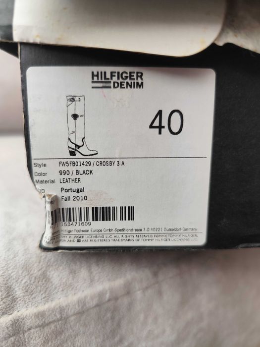 Кожени ботуши Tommy Hilfiger