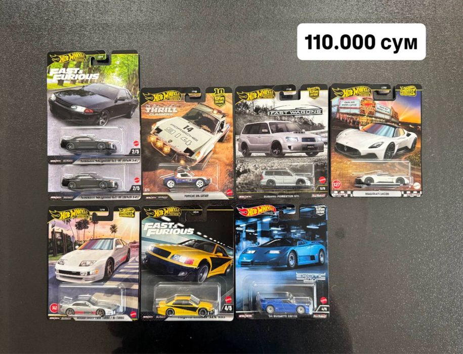 Hot Wheels магинки premium форсаж ниссан, мазда, мерседес, хонда