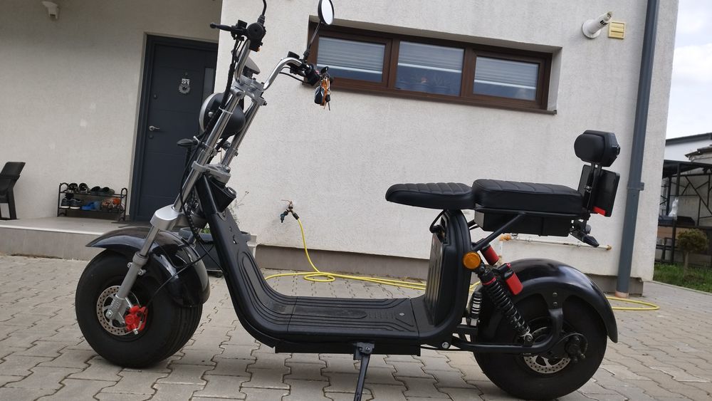 Scuter electric CityCoco tip Harley cu furca dubla INMATRICULAT