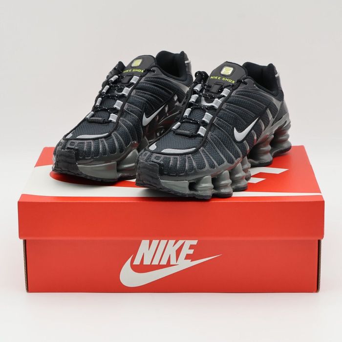 !НОВИ! Nike Shox TL | Black/Grey | + КУТИЯ