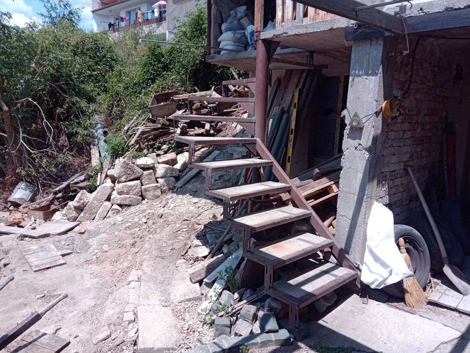 Вита стълба / Външно стълбище - стомана и бетон