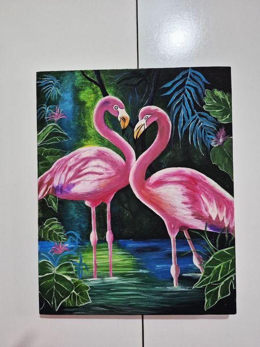 Картина "Фламинги" продаётся