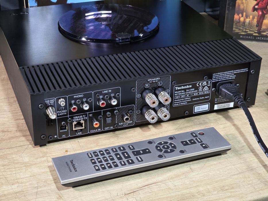 Amplificator TECHNICS SA-C600, receiver cd player , bluetooth, wifi, network,  telecomanda