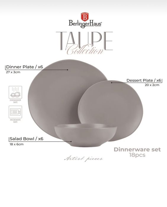 Vând set veselă 18 piese NOU