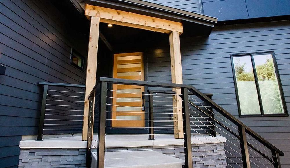 Balustradă pe cablu minimalistă – pentru terase, balcoane, scari
