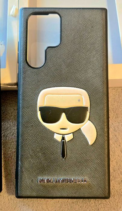 Оригинални калъфи за телефон  SAMSUNG GALAXY S22 ULTRA  от 6Е и 13 Е , Samsung  и Karl Lagerfeld и три бр. силиконови .