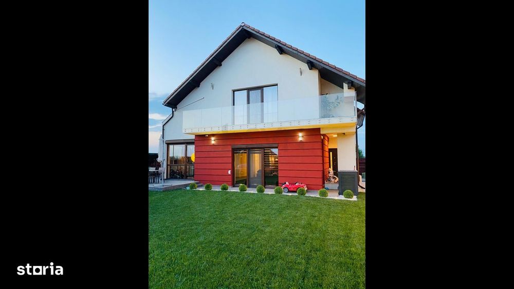 Vilă decomandată 4 camere, 550 mp teren, mobilată utilata complet