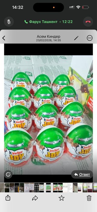 Kinder  joi Maincraft