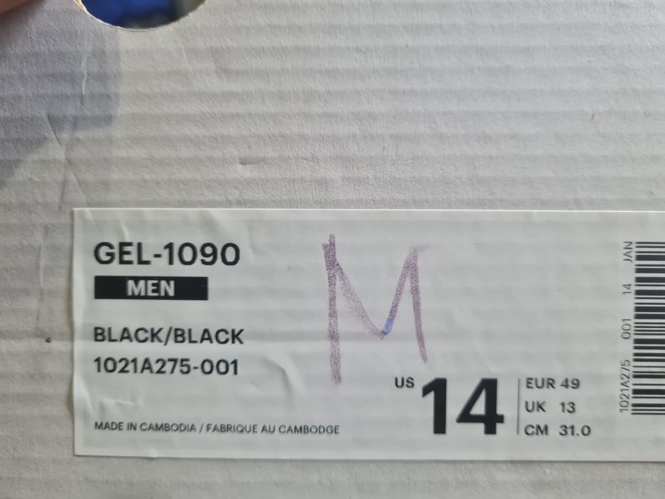 Маратонки Asics Gel 1090

Чисто нови с кутия.

Размер 49 стелка 31 см.