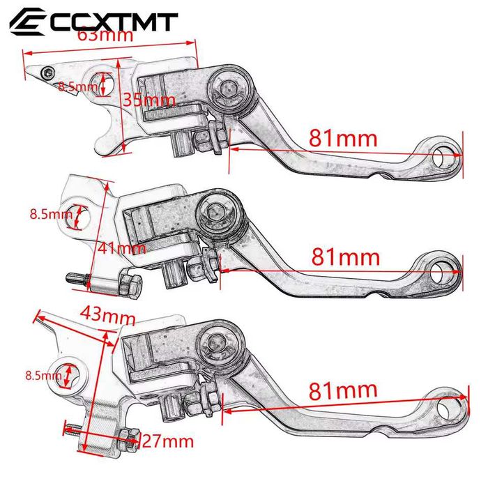 НОВИ Комплект лостове CNC алуминиеви За Kayo KTM Husqvarna Honda Yamaha Kawasaki