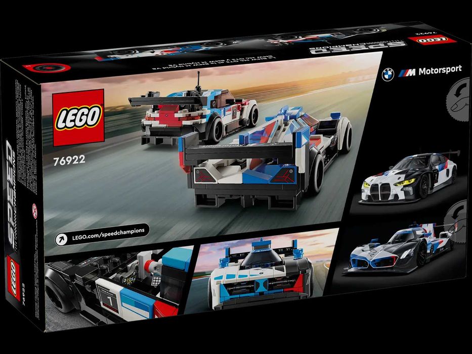 LEGO Speed Champions Гоночные автомобили BMW M4 GT3 и BMW M Hybrid V8