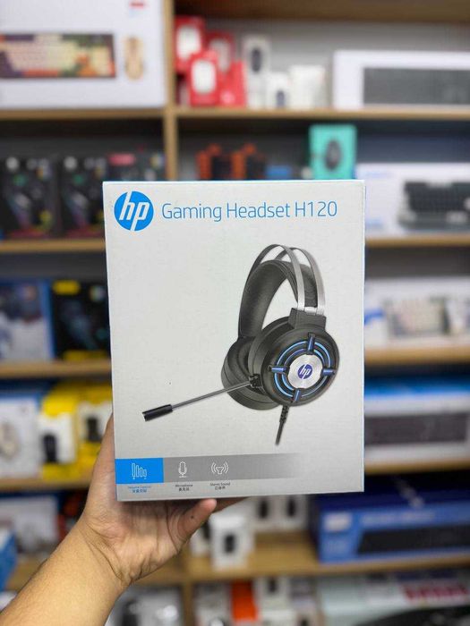 Проводные наушники HP DHE-8001U для пк с микрафоном для компютера