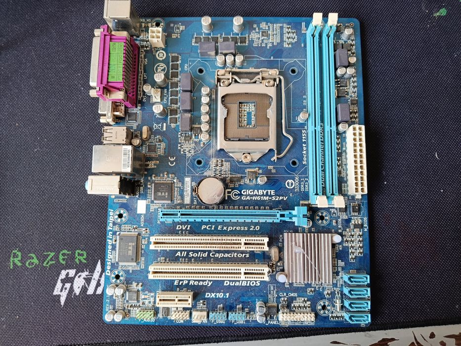 Мат плата 1155 Н61 Gigabyte GA-H61M-S2PV