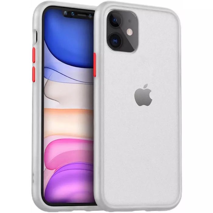 Iphone 12/13/14/PRO/MAX/PLUS- Husa Hybrid Margine Silicon Neagra