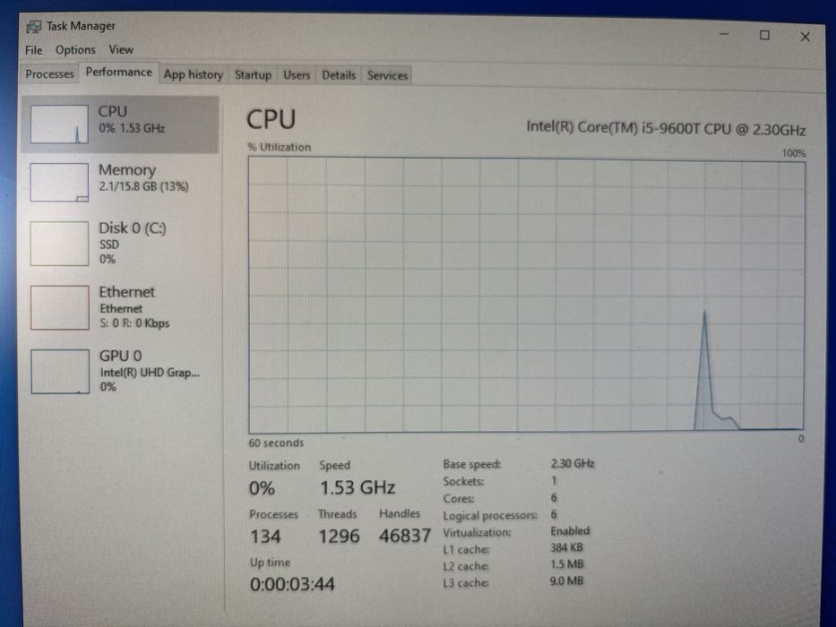 Mini Pc Dell OptiPlex 7070 i5 9600T cu 16 Gb ram ,WIndows