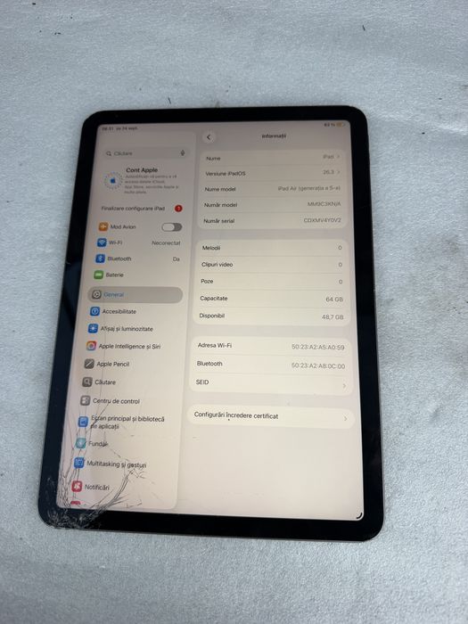 Ipad Air 5 M1 64GB A2588