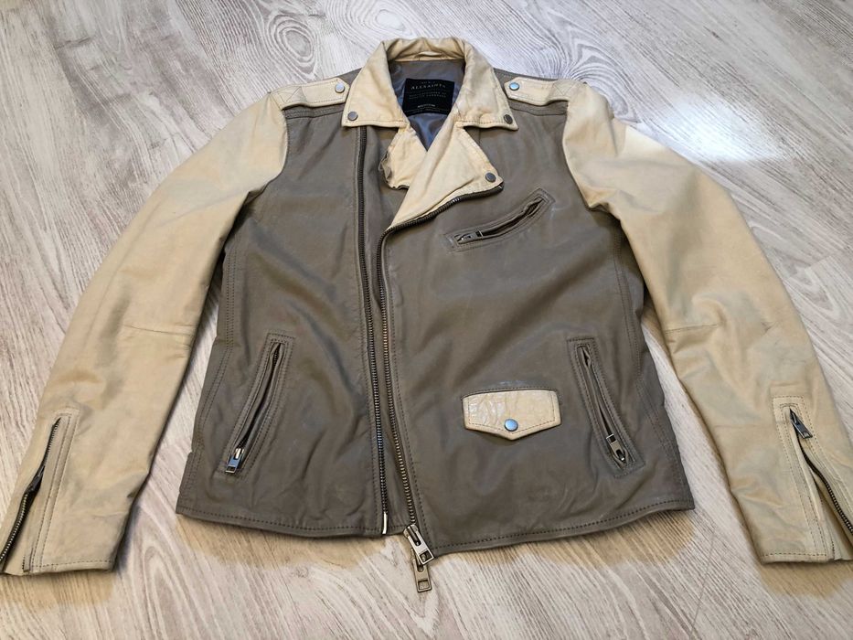 AllSaints geaca piele M, barbateasca, retail 595 euro