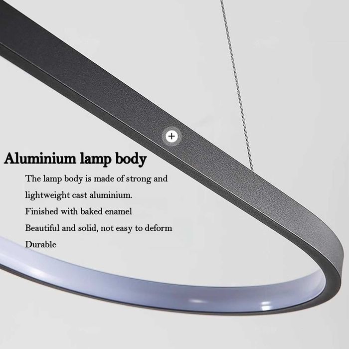 Лед LED висящ полилей, лампа за трапезна маса с дистанционно 203-1,2