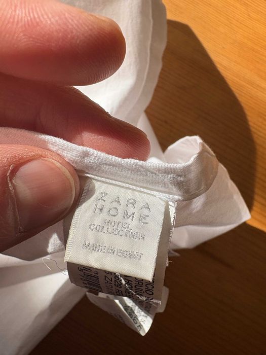 Cearceaf Zara Home Hotel collection elegant  deluxe alb