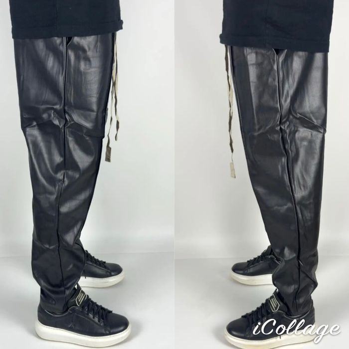 Pantaloni Piele cu șireturi lungi! Calitate premium!