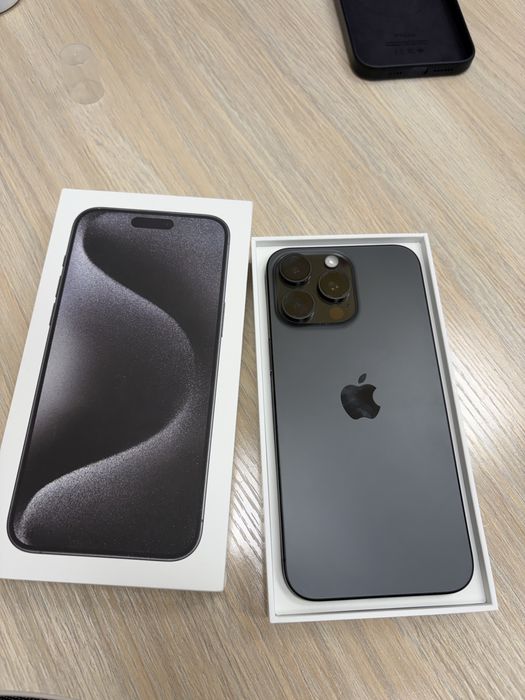 Iphone 15 pro max 256 gb Black Titanium