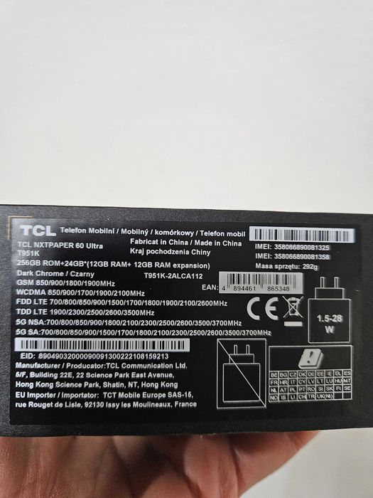 Tcl Nxtapaper 60 Ultra 256 Gb sigilat la cutie.