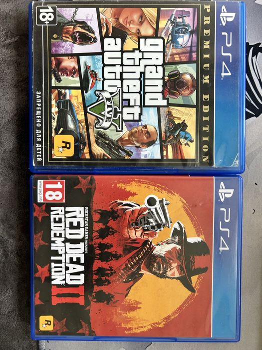 продам игры пс4 гта5 рдр2
