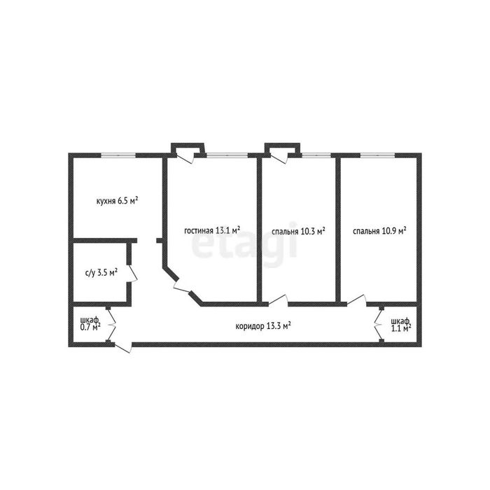 Продажа 3-комнатной квартиры