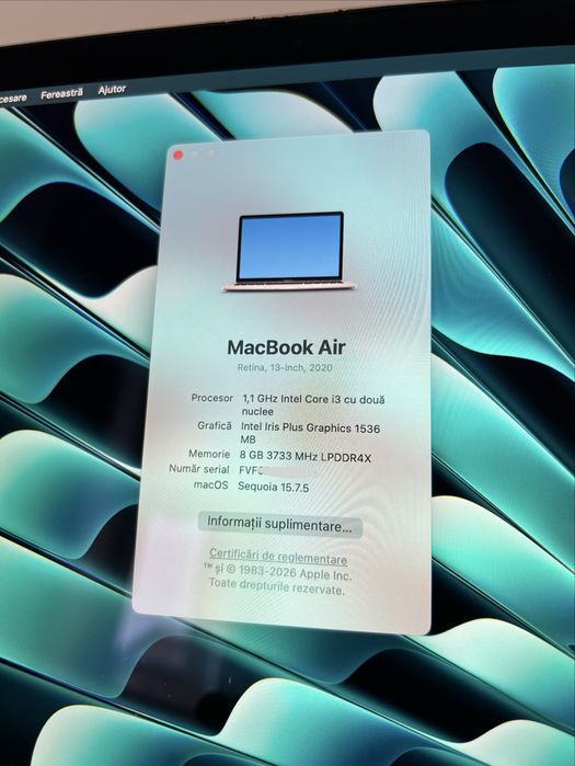 • Macbook Air 2020 • 100%  BATERIE •