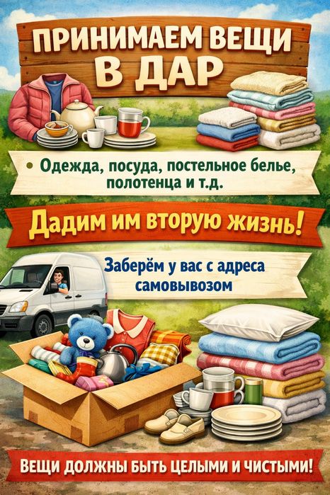 Приду в дар вещи