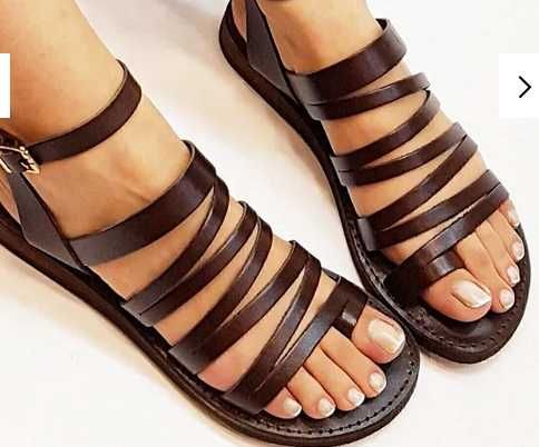 Marjin Дамски сандали естествена кожа Eva Sole Saper