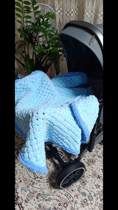 Детский плед ручной работы